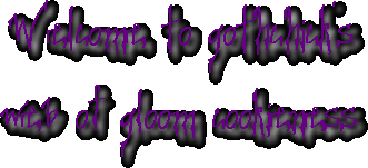 Welcome to gothchick's lair of gloom cookieness